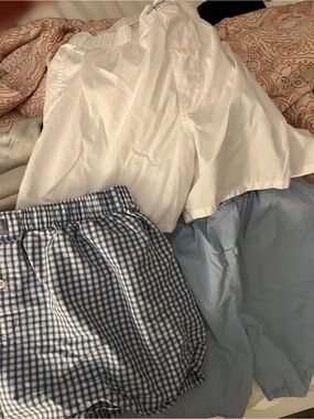 Goodfellow & Co Blue and White Gingham Boxers